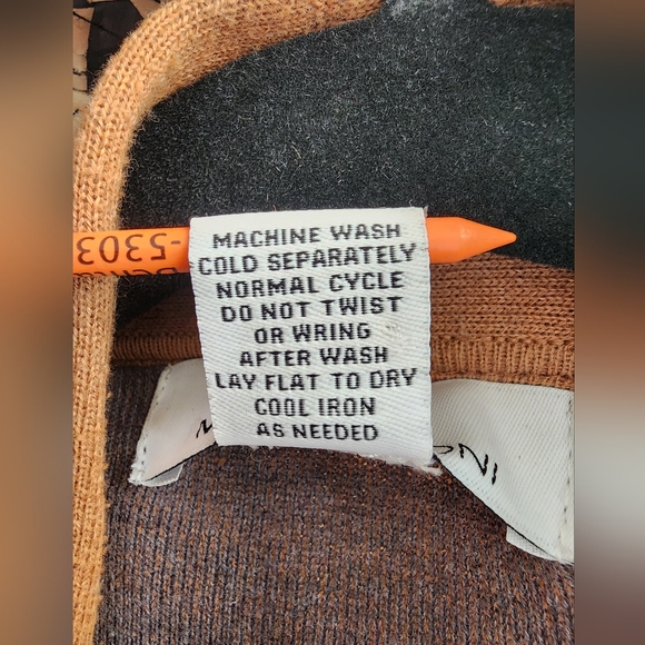 Magaschoni Tan Gray Open Front Knit Duster Coat SZ Medium - Picture 6 of 7